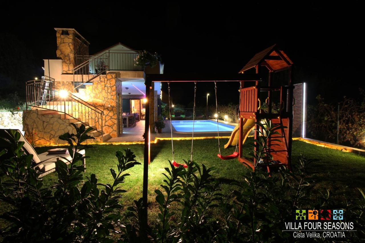 Velika Čista Villa Four Seasons, Heated Pool And 3 En-Suite Bathrooms מראה חיצוני תמונה