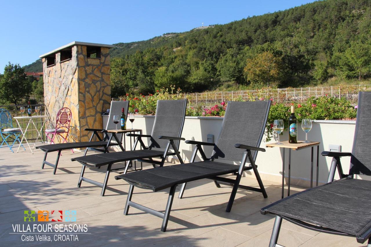 Velika Čista Villa Four Seasons, Heated Pool And 3 En-Suite Bathrooms מראה חיצוני תמונה